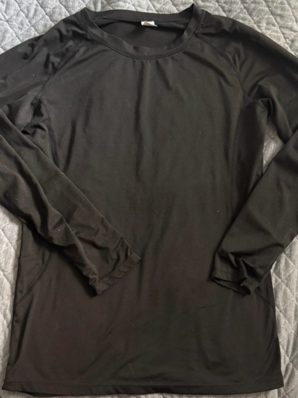 SHEIN Long Sleeve Compression Shirt XL Black